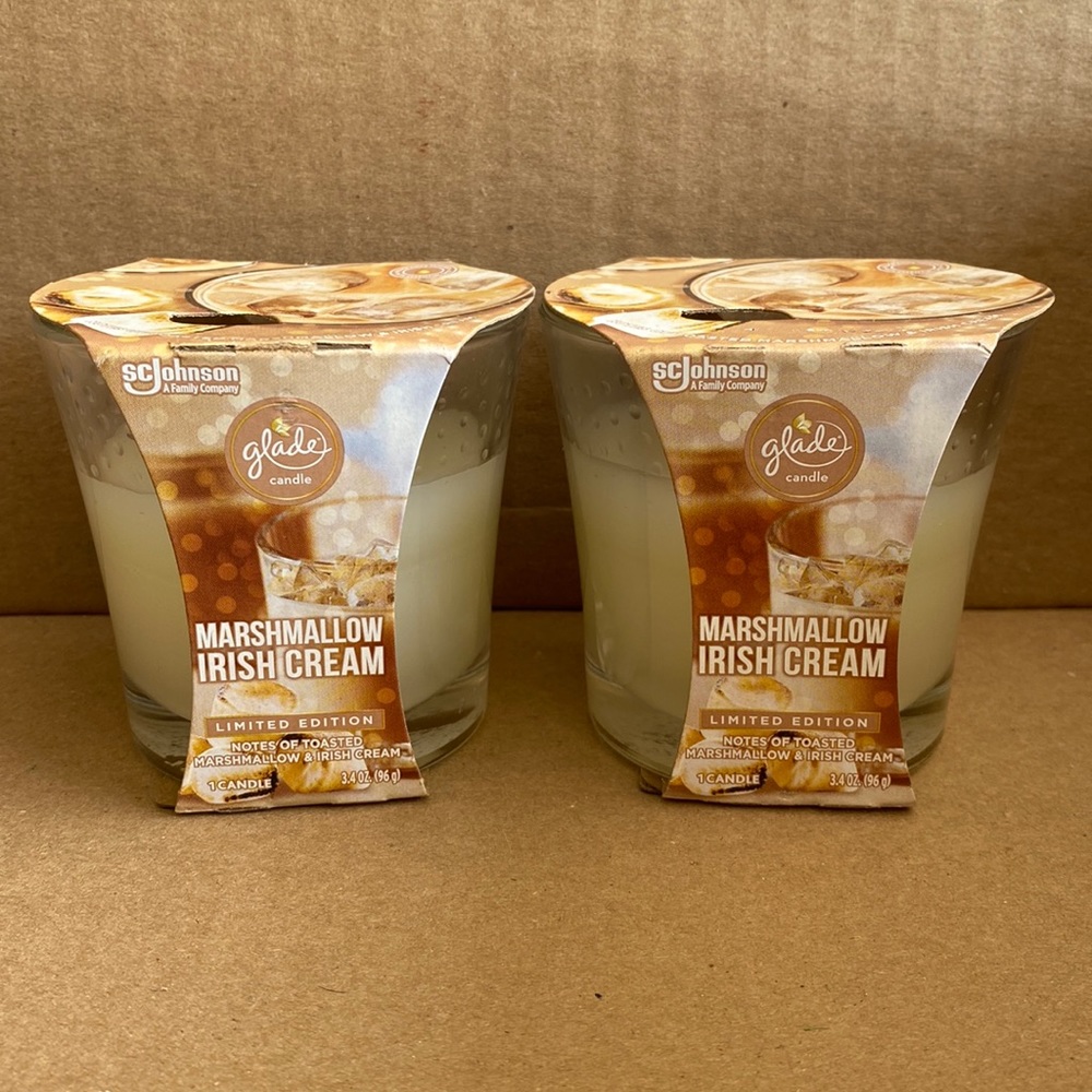 Glade Marshmallow Irish Cream Candles
